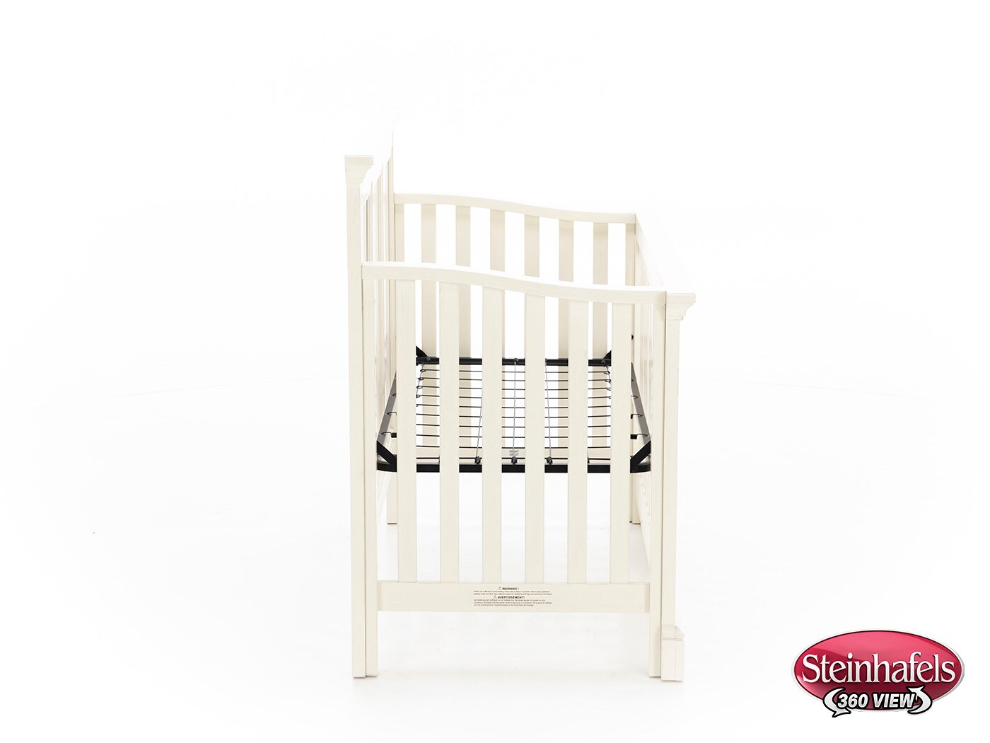 wesb white crib  image   