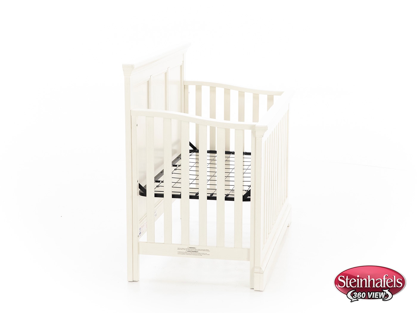 wesb white crib  image   