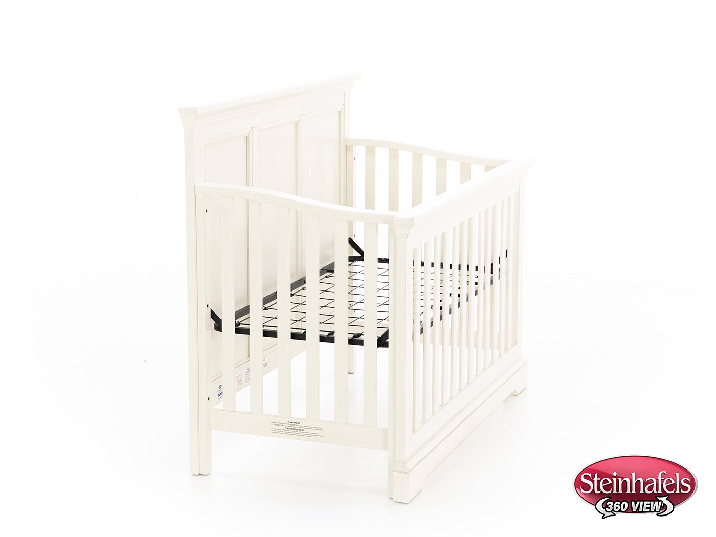 wesb white crib  image   