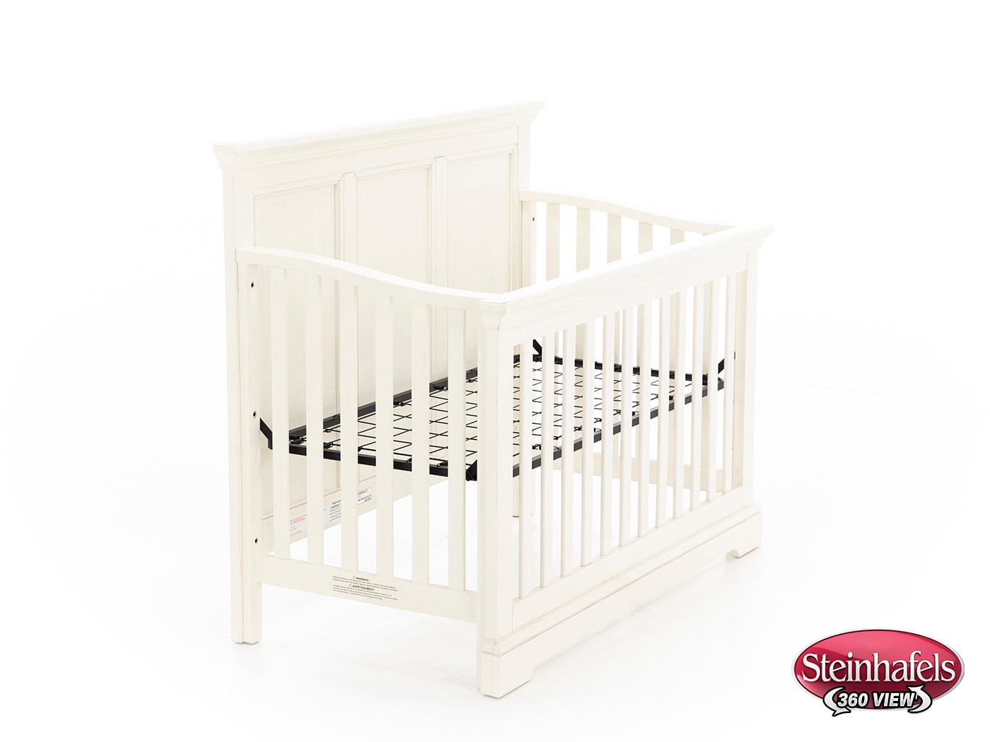 wesb white crib  image   