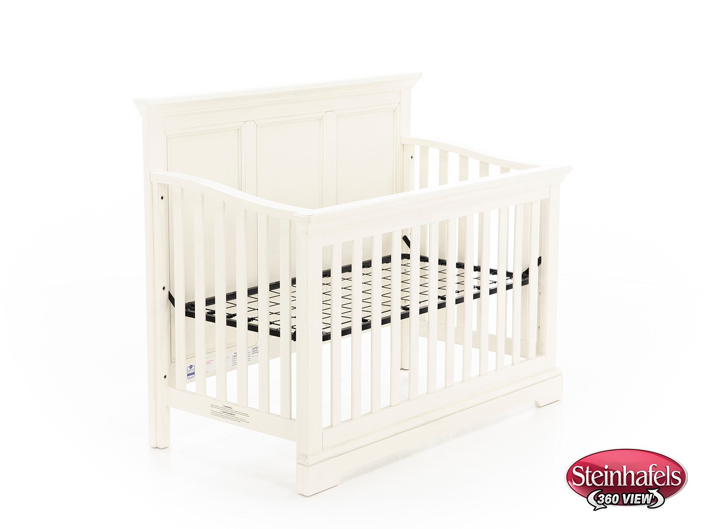 wesb white crib  image   