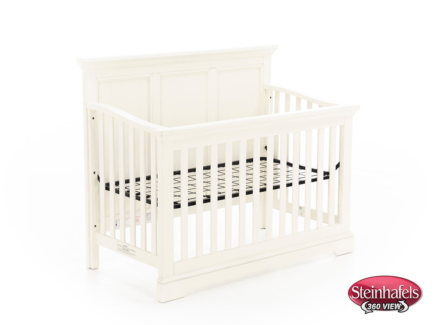 wesb white crib  image   