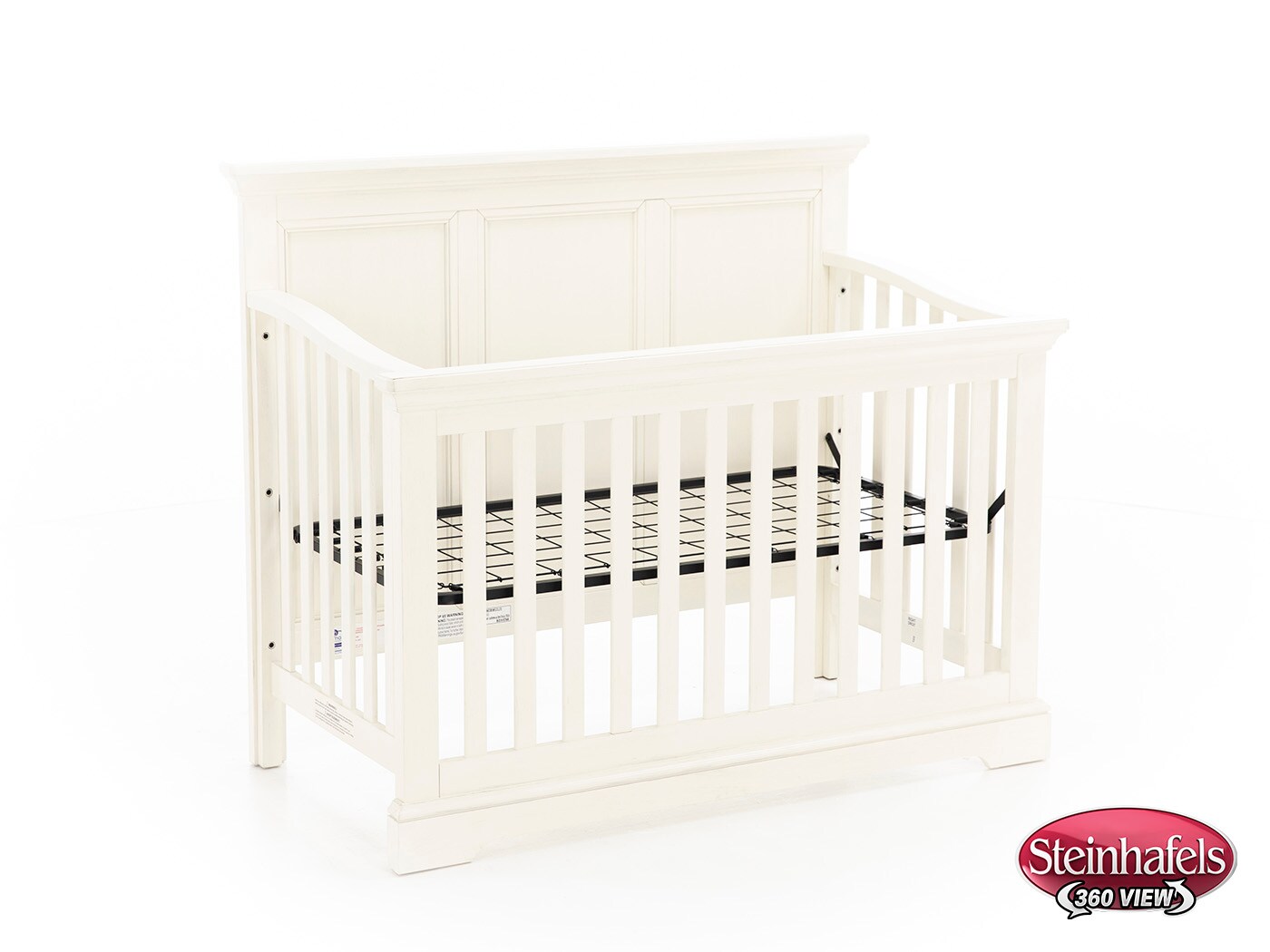 wesb white crib  image   