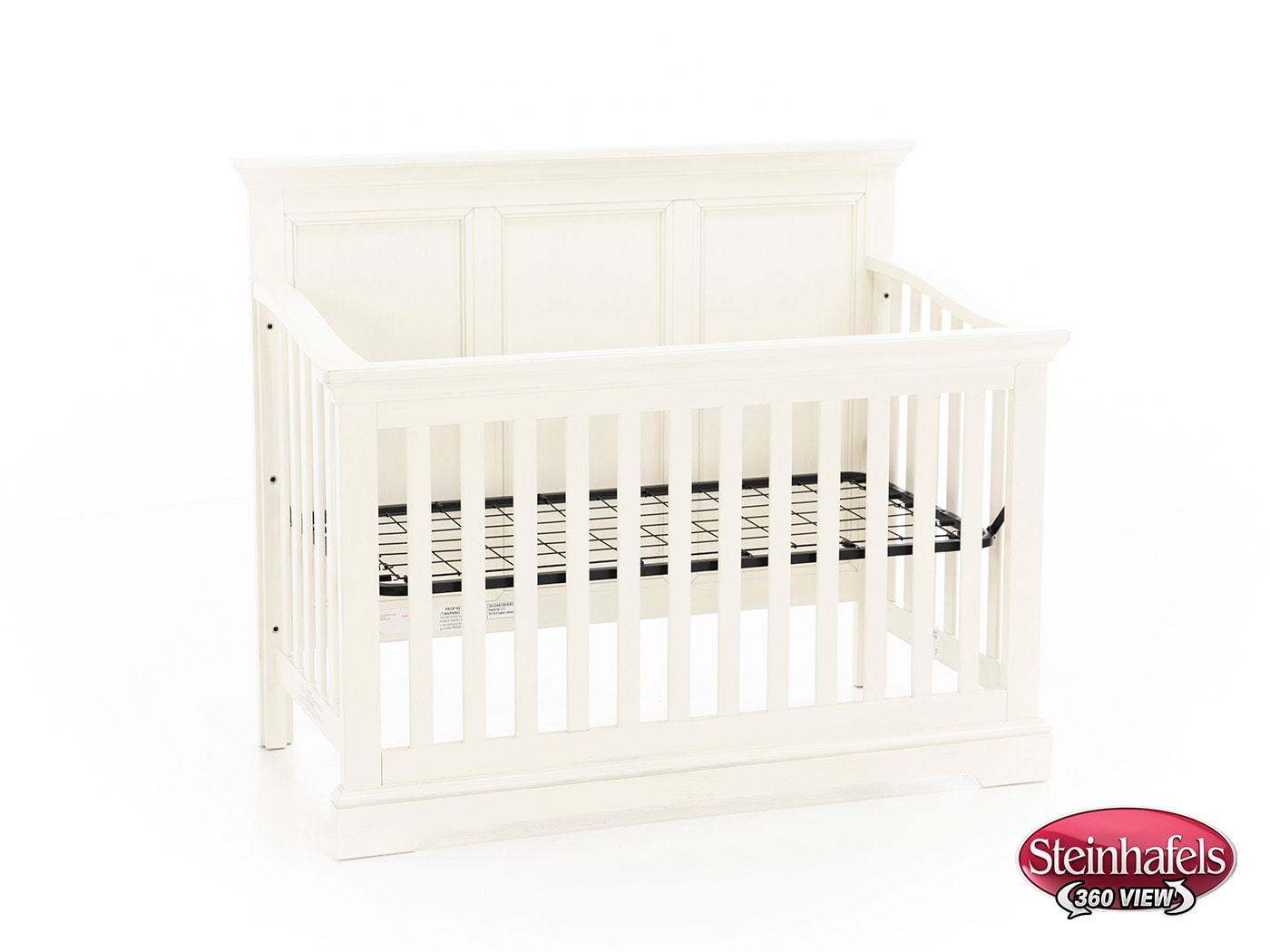 wesb white crib  image   