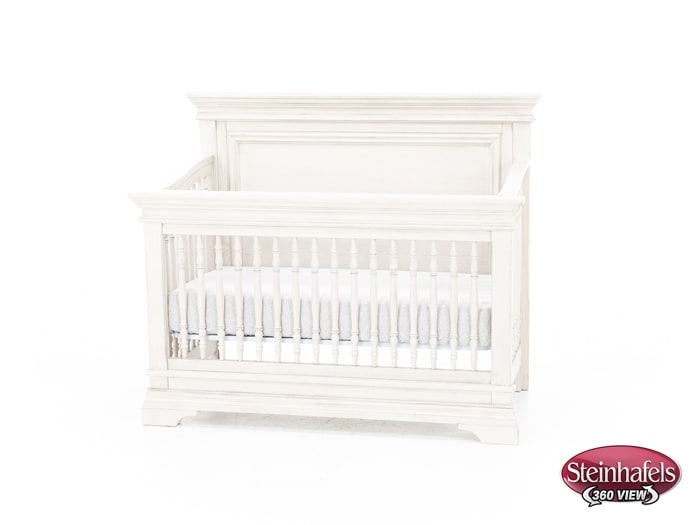 wesb white crib  image   