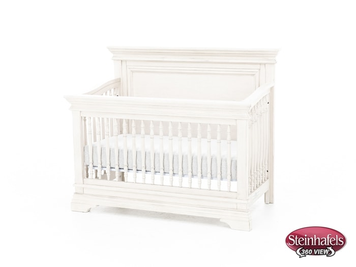 wesb white crib  image   