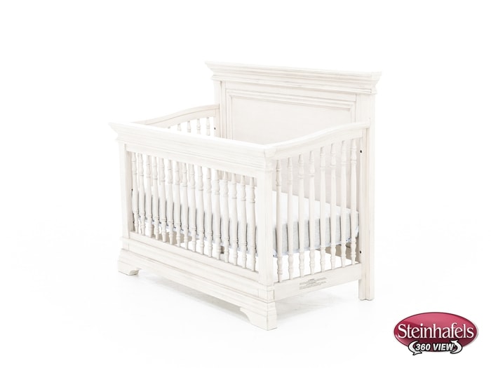 wesb white crib  image   