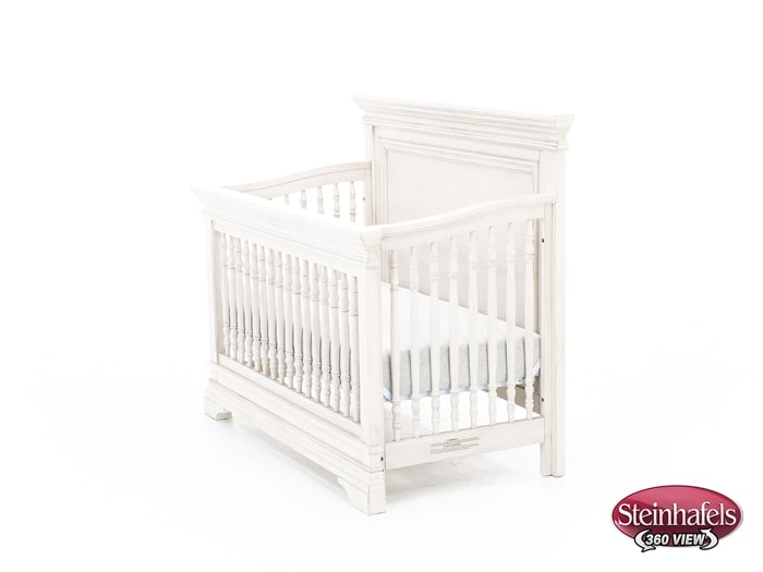 wesb white crib  image   