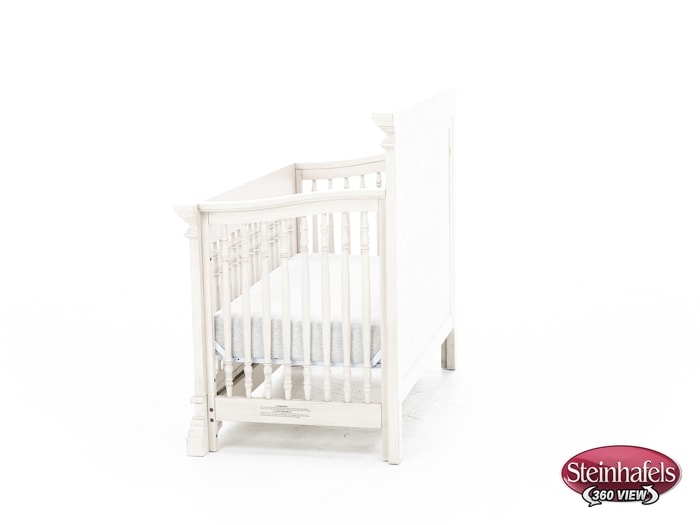 wesb white crib  image   