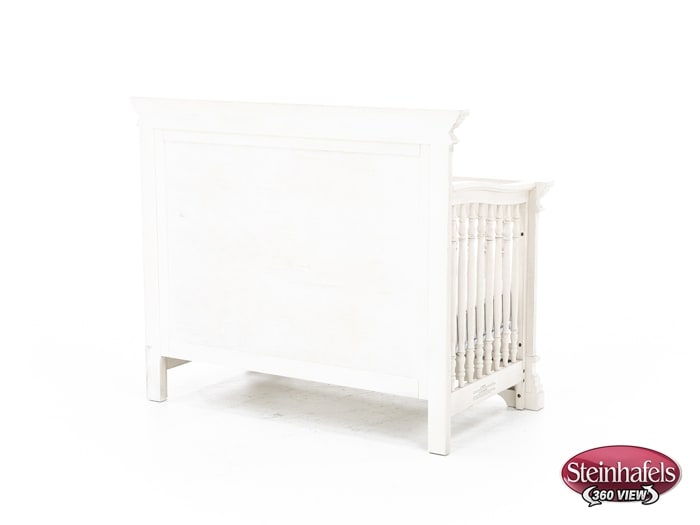 wesb white crib  image   