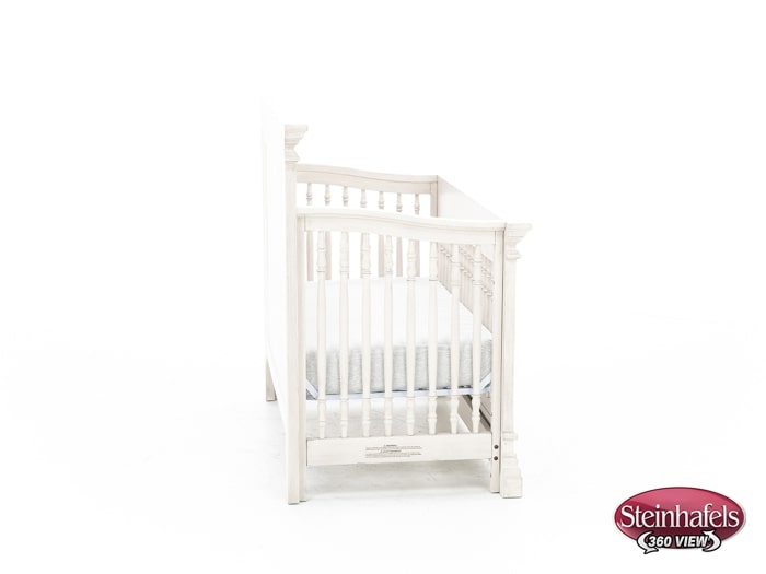 wesb white crib  image   