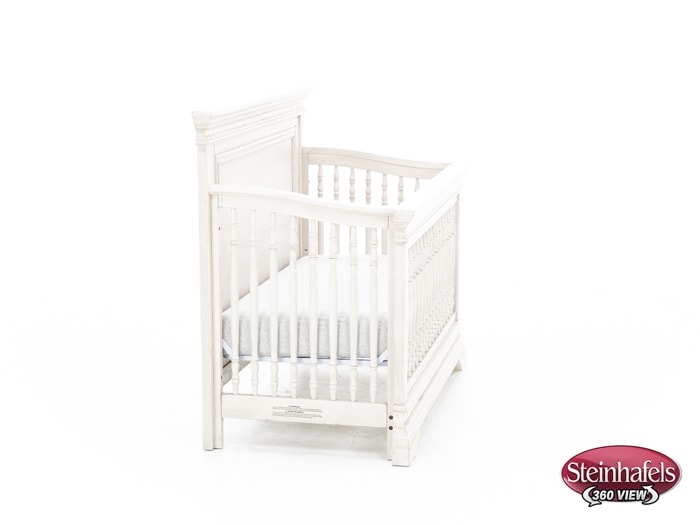 wesb white crib  image   