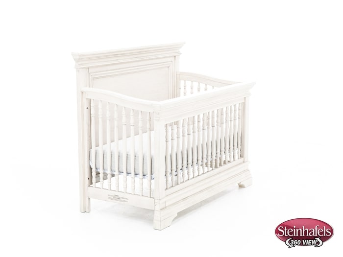 wesb white crib  image   