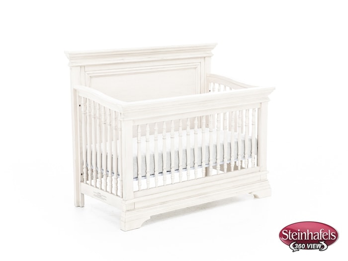 wesb white crib  image   
