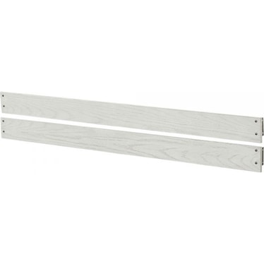 Full Size White Bed Rails & Slats for Luna Crib