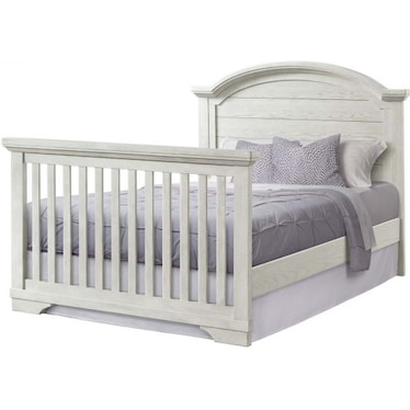 Full Size White Bed Rails & Slats for Luna Crib