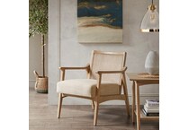 wesp beige accent chair   