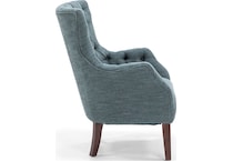 wesp blue accent chair   