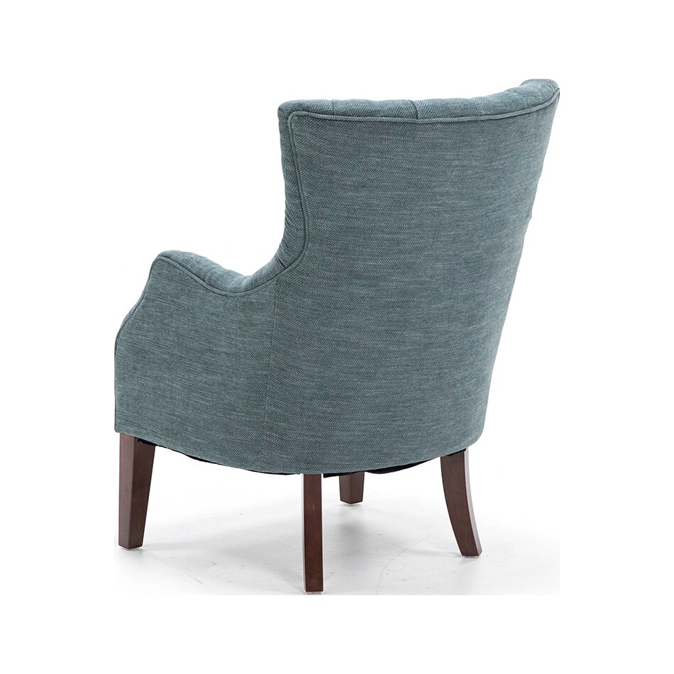 wesp blue accent chair   