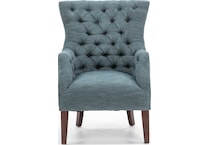 wesp blue accent chair   