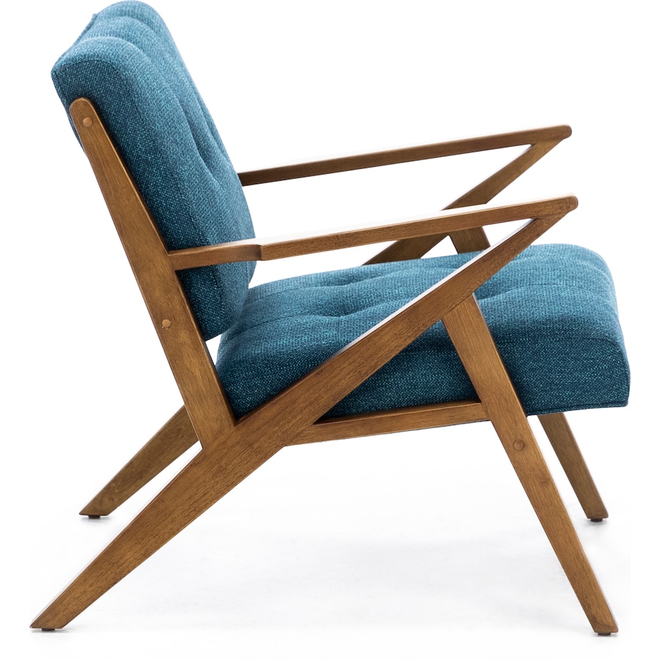 wesp blue accent chair   