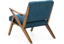 wesp blue accent chair   