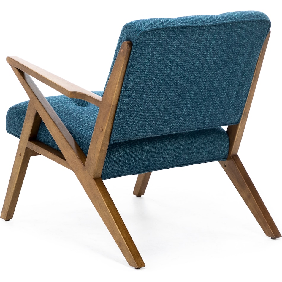 wesp blue accent chair   