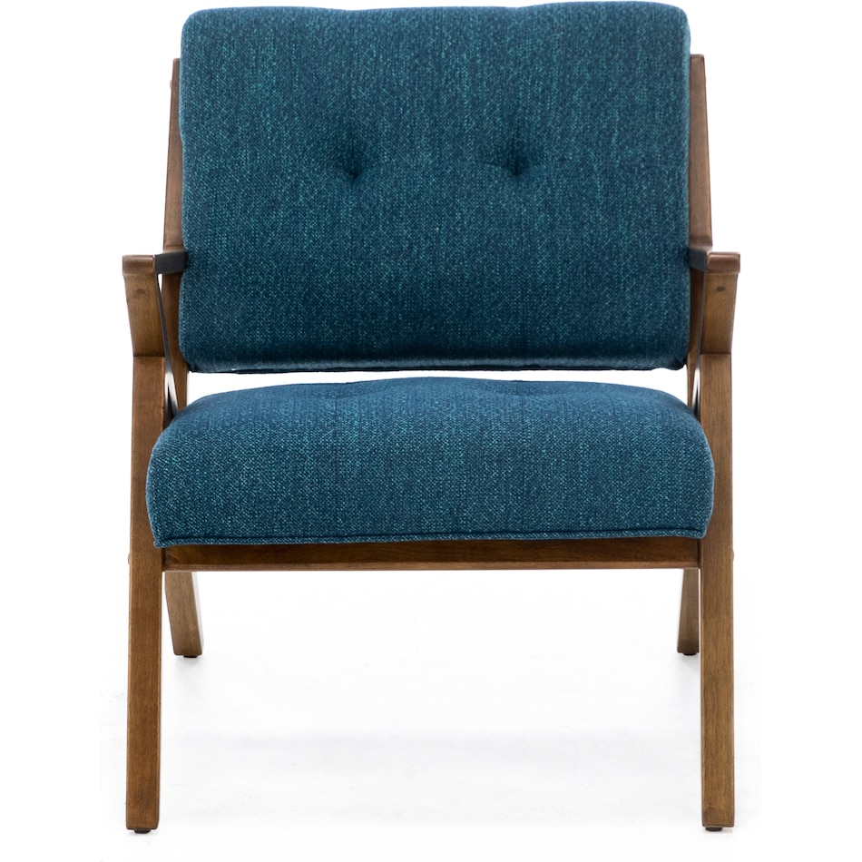 wesp blue accent chair   