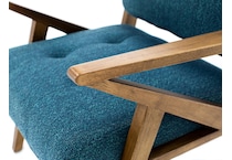 wesp blue accent chair   