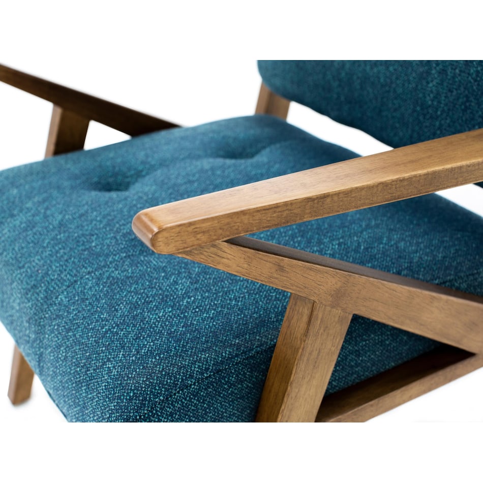 wesp blue accent chair   