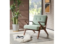 wesp blue accent chair   