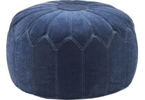 wesp blue pouf   