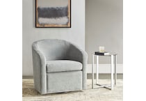 wesp blue swivel chair   