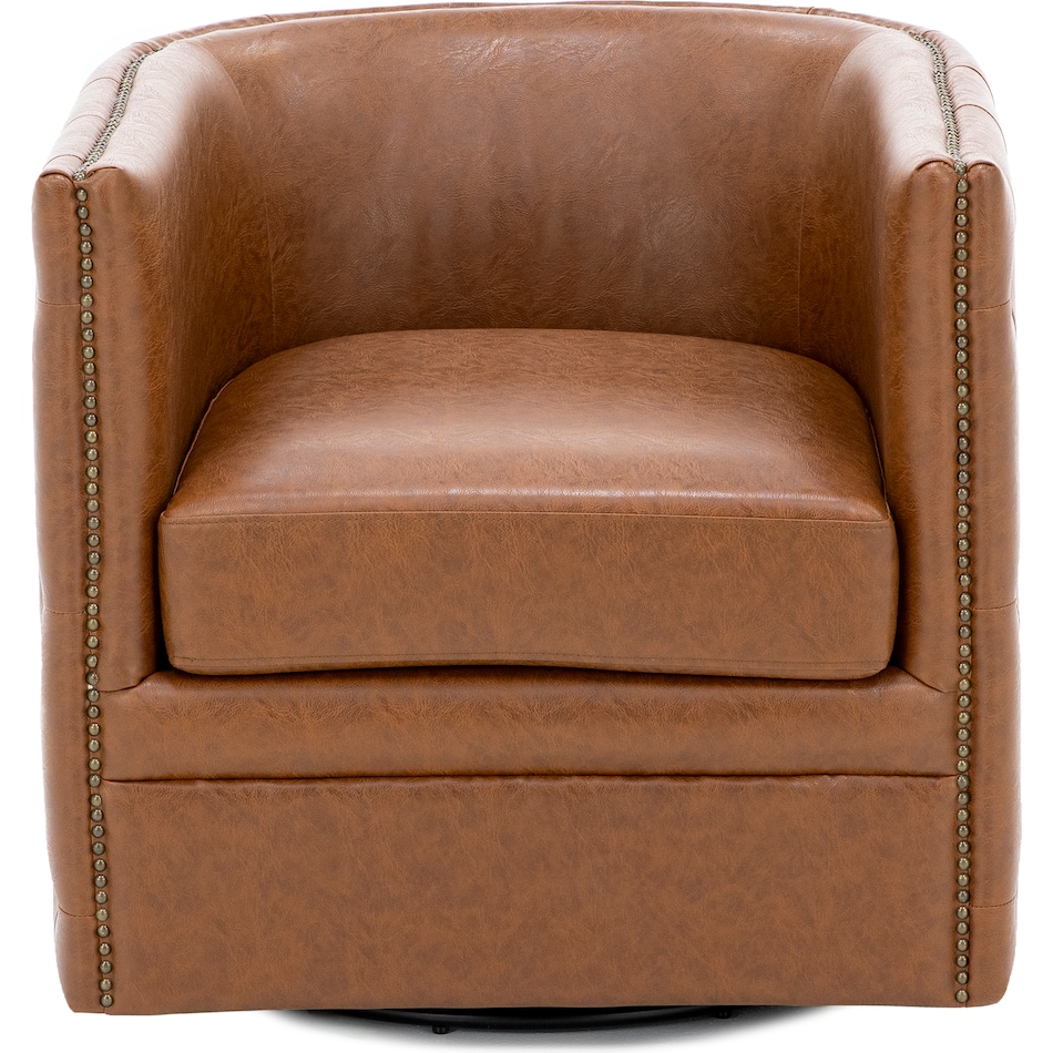 wesp brown swivel chair   