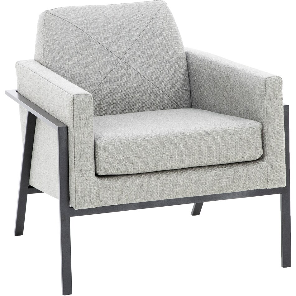 wesp grey accent chair   