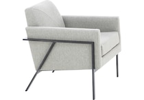 wesp grey accent chair   