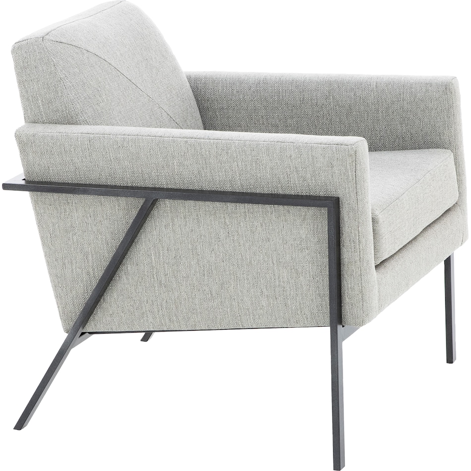 wesp grey accent chair   