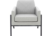 wesp grey accent chair   