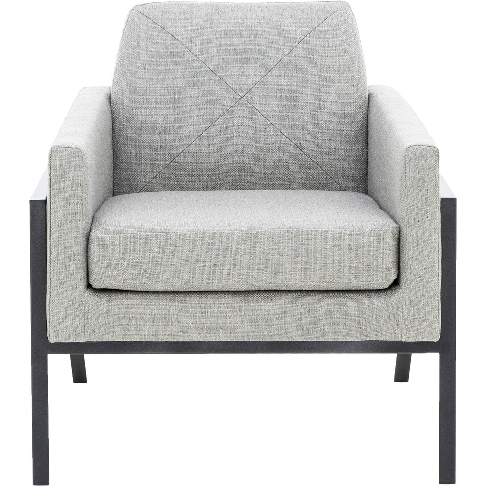 wesp grey accent chair   