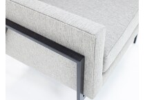 wesp grey accent chair   