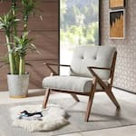 wesp grey accent chair   