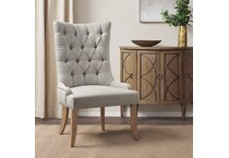 wesp grey accent chair   