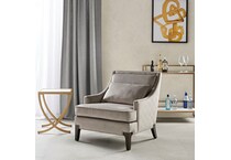 wesp grey accent chair   