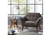 wesp grey accent chair   