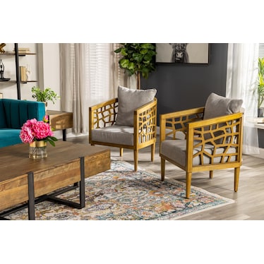 Crackle Accent Chair