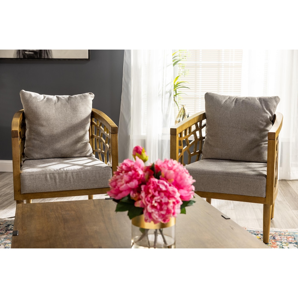 wesp grey accent chair lifestyle image   