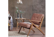 wesp orange accent chair   