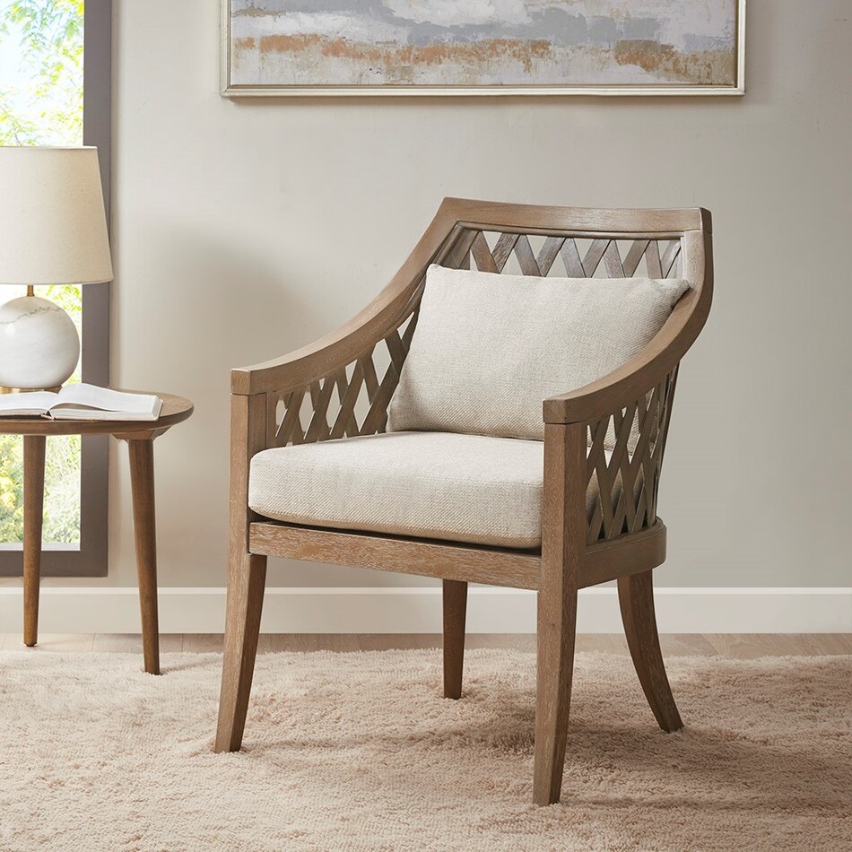 wesp tan accent chair   
