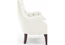 wesp white accent chair   