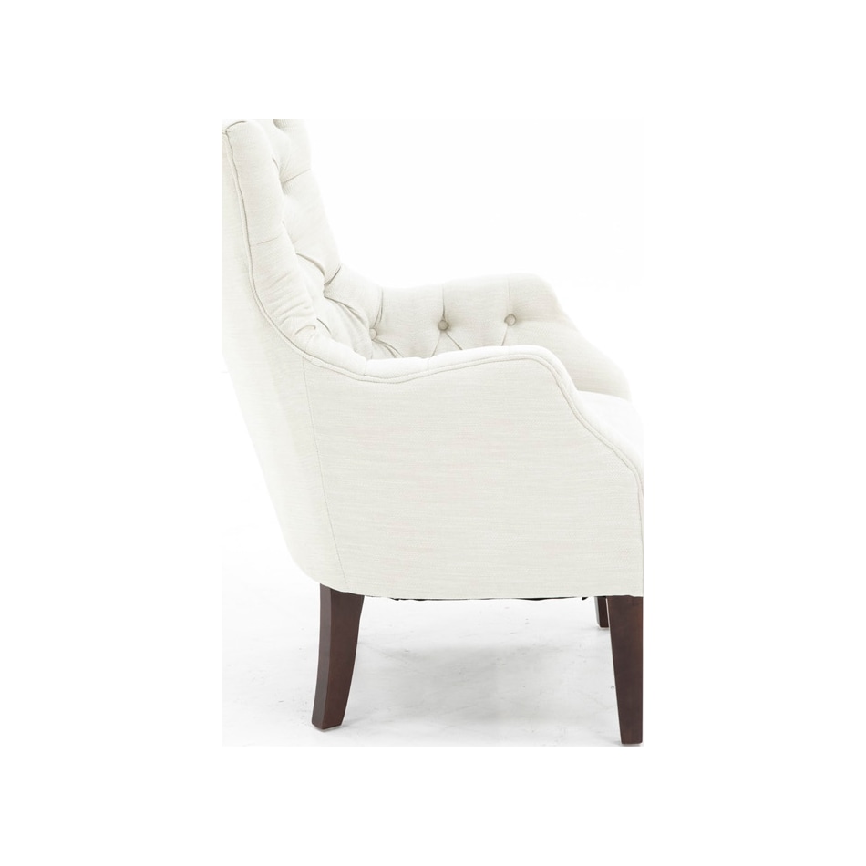 wesp white accent chair   